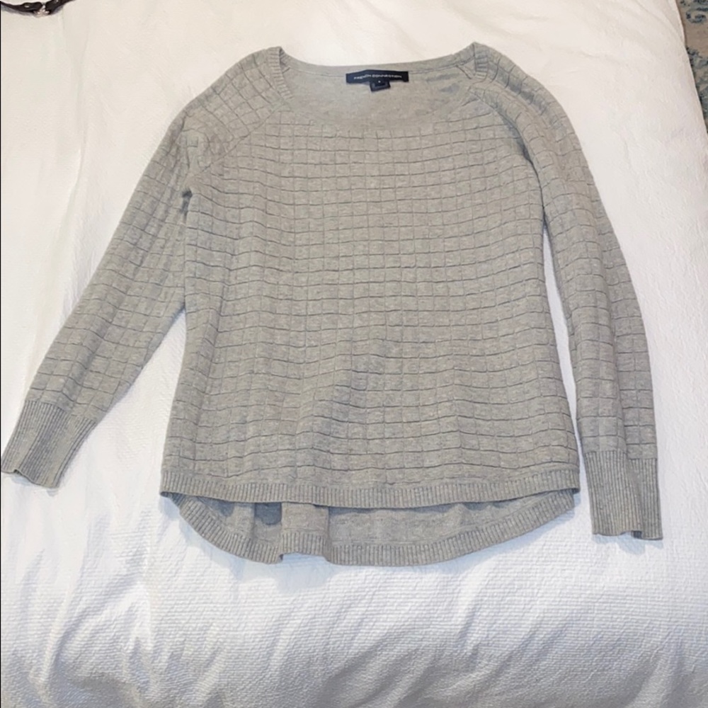 EUC French Connection textured sweatshirt